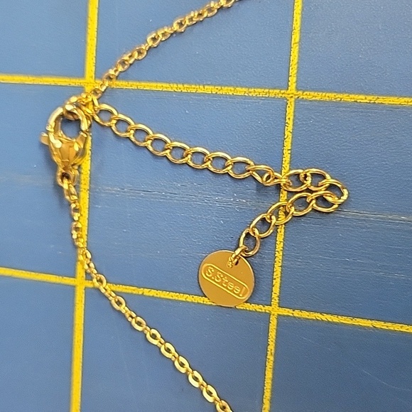 Pearl & Diamond Faux Gold Sterling Silver 16" + 2" Extension Necklace - Picture 5 of 5